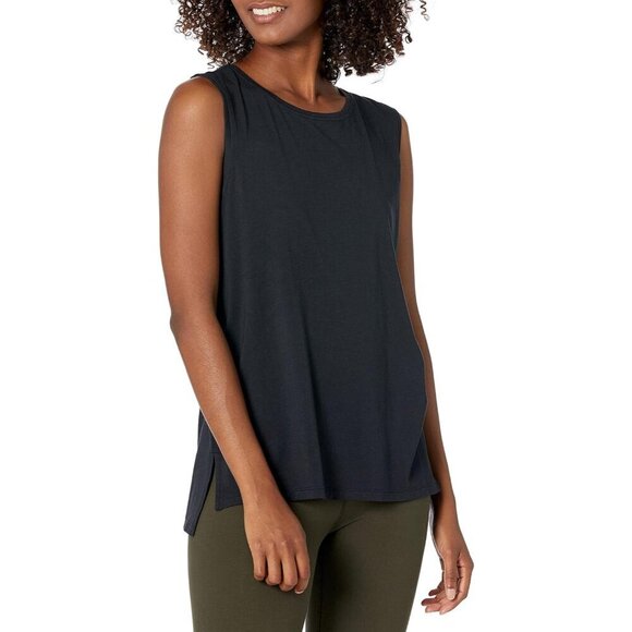 Tops - Women's Cotton Yoga Tank Top Plus Size Relaxed Fit Breathable Stretch